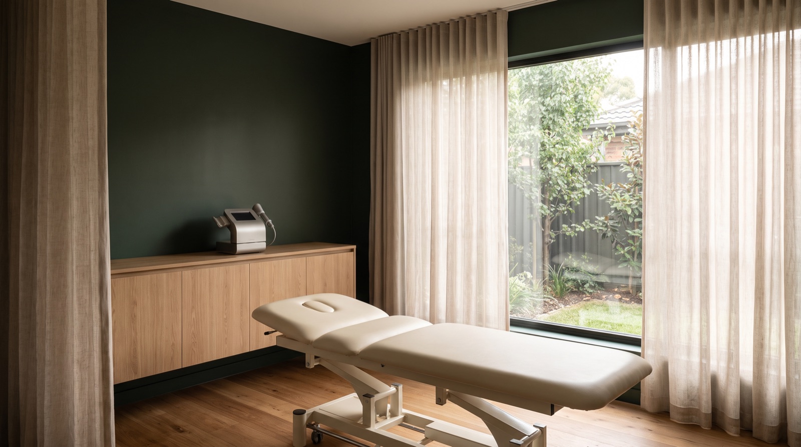 Therapieraum mit Tageslicht
